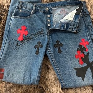 Chrome heart jeans